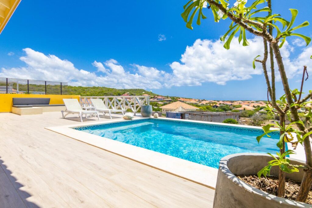Outdoor area at Villa Cuchita in Curaçao